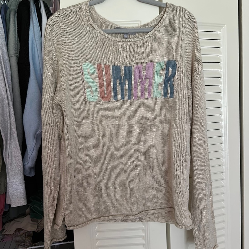 “Summer” sweater